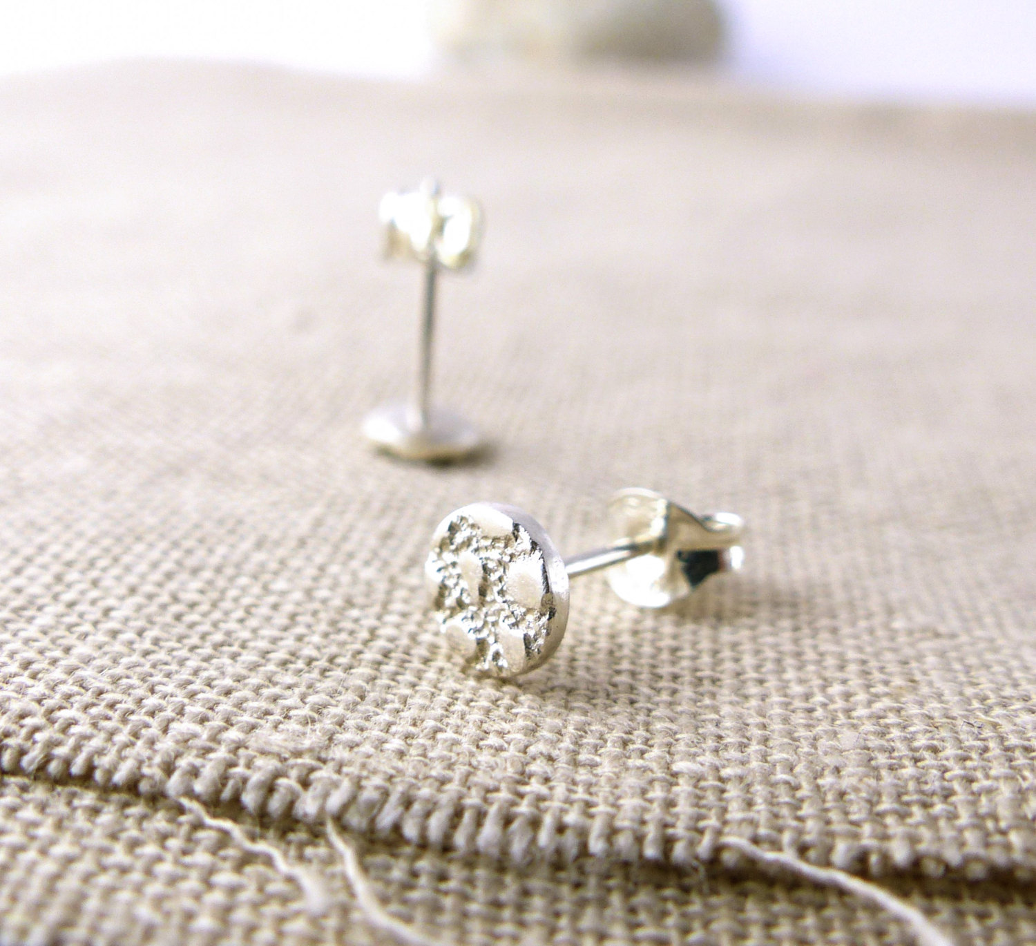 Small Round Earring Studs