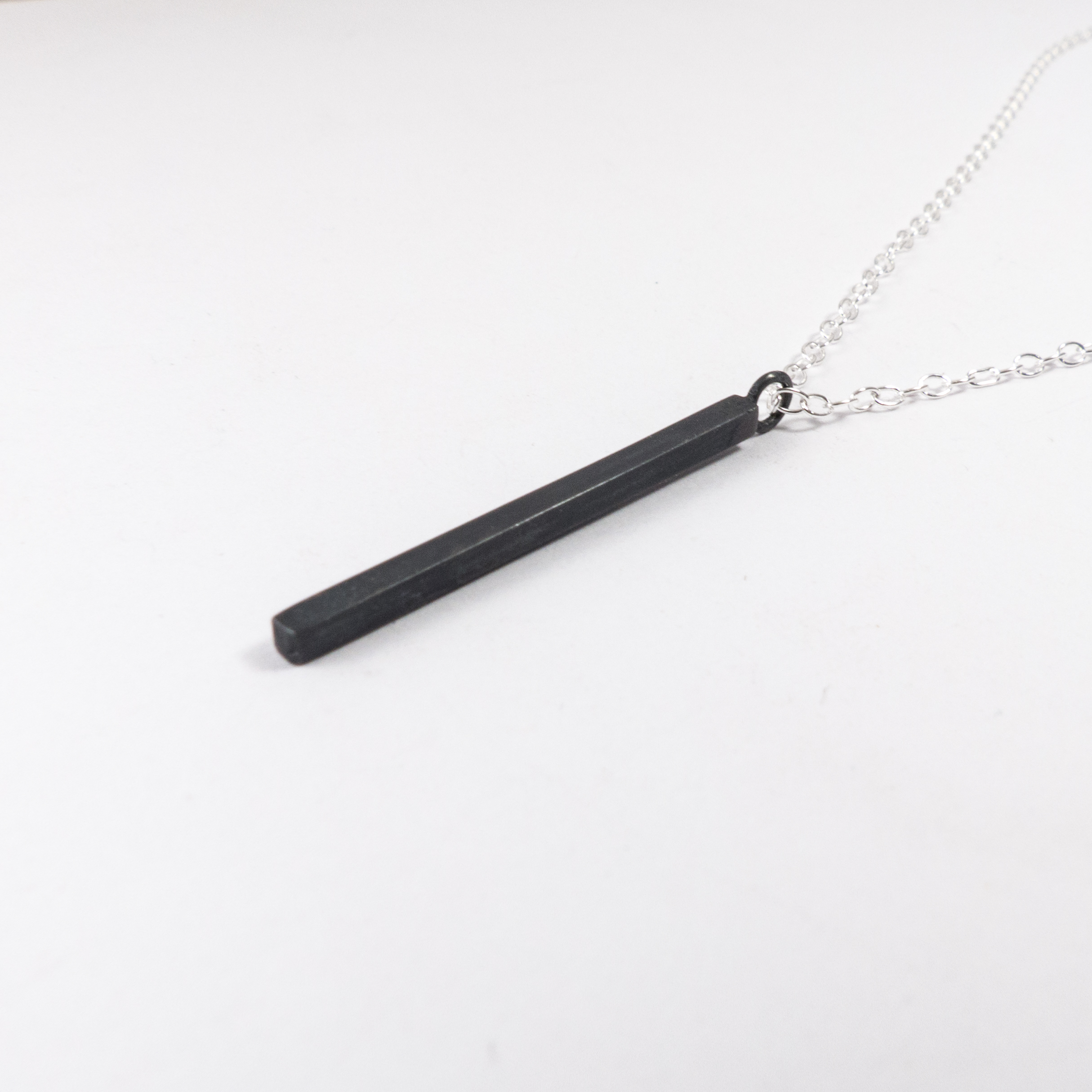 Black Long Bar Necklace – DAN FULLER JEWELLERY